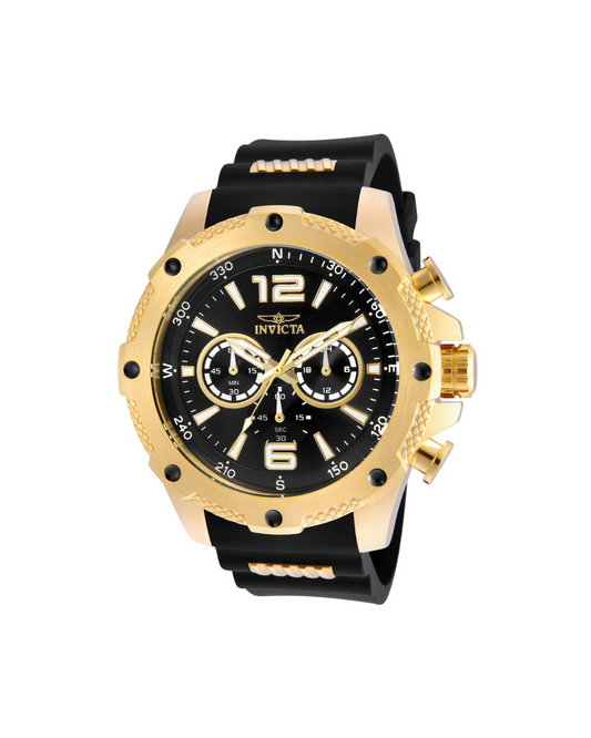Reloj Invicta I-Force Axis para hombre - 50 mm, dorado y negro (19658)